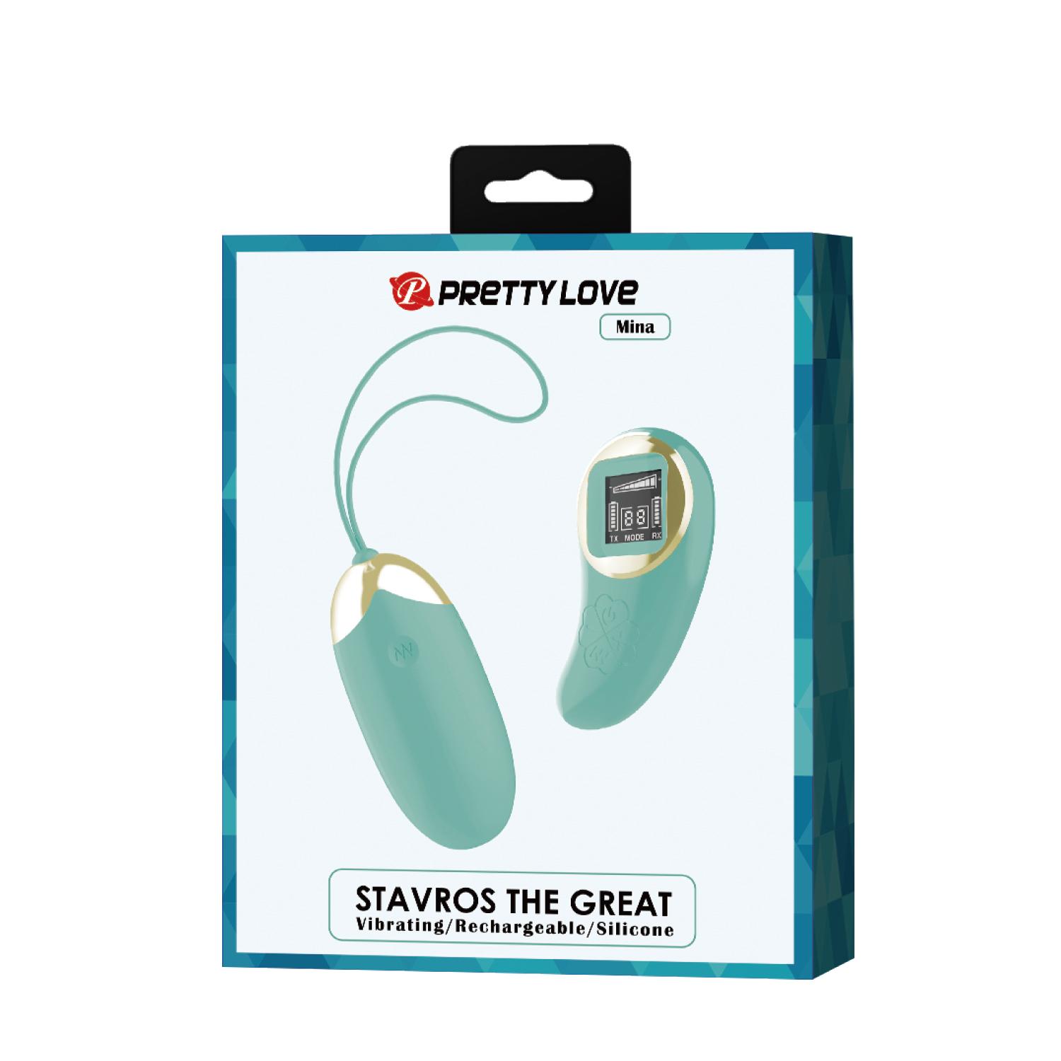 PRETTY LOVE - Stavros the Great Mina - Egg Vibrator - Green