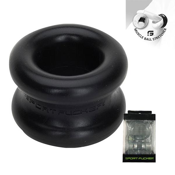 Sport Fucker Muscle Ball Stretcher, Black, ¯ 56 mm