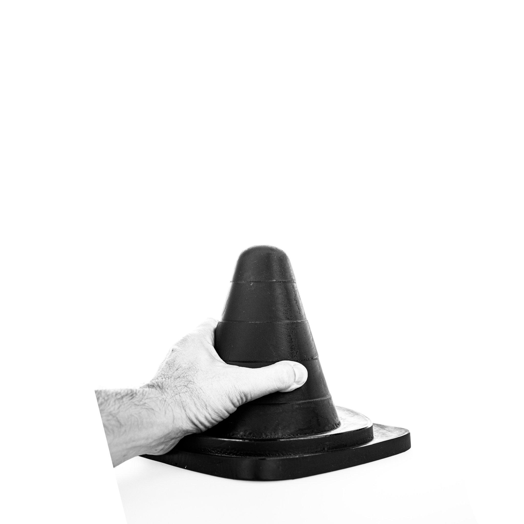 All Black Butt Plug Small Cone, 20 cm