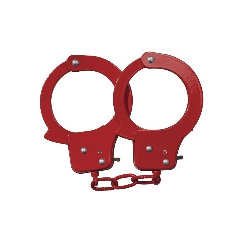 Sex Extra Metal Cuffs Red