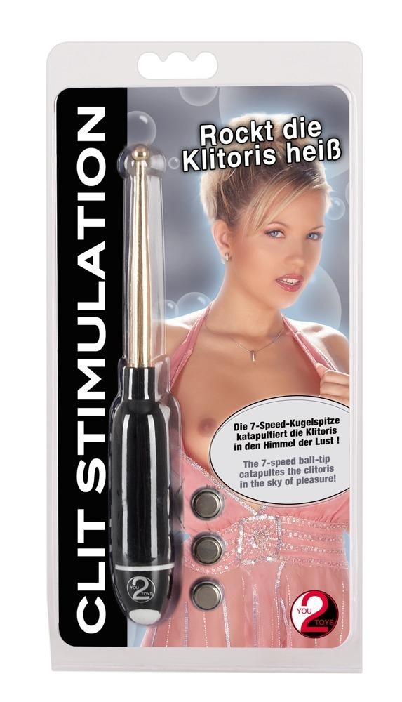 You2Toys Clit Stimulation Vibrator, 16,5 cm, Black
