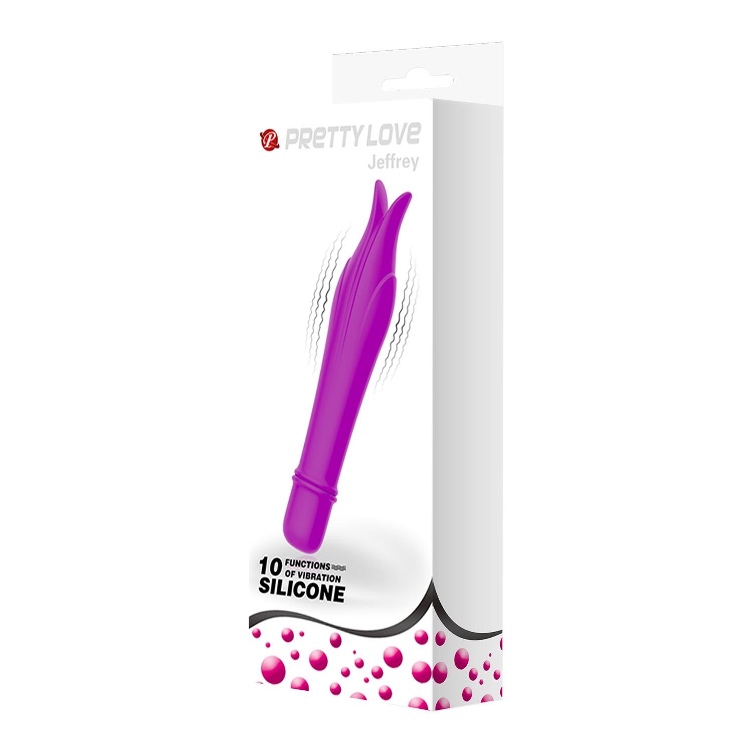 PRETTY LOVE - Edward, 10 Functions of vibration, 1 AAA battery, silicone, waterproof L:145mm ':29mm