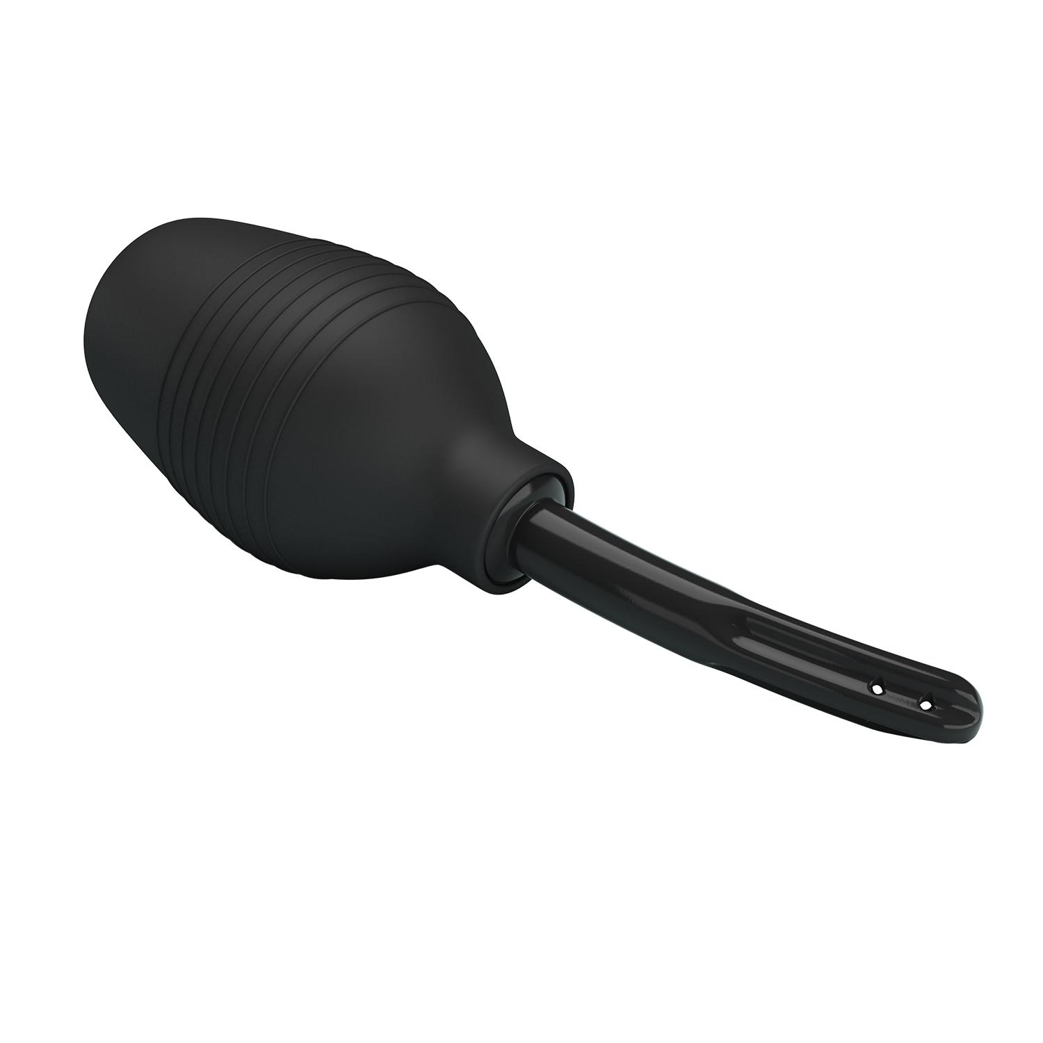 MR PLAY - Anal Douche, Anal Douche Enema Cleaner, the nozzle length: 145mm, capacity: 310ml, Color: Black 72-120-138