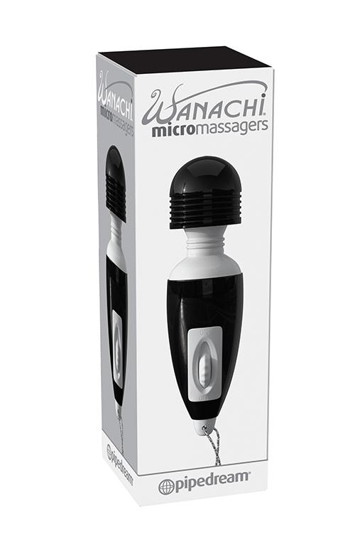 WANACHI Keychain Micro Massager, Black, 6 cm