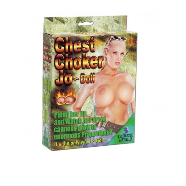 Chest Choker Jo Lifesize Love Doll, Flesh Chest Choker Jo Lifesize Love Doll, Flesh