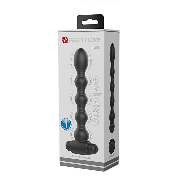 PRETTY LOVE - Lynn, 10 functions of vibration,
Silicone material,
1 AAA battery,
waterproof. L:182mm
':65mm PRETTY LOVE - Lynn, 10 functions of vibration,
Silicone material,
1 AAA battery,
waterproof. L:182mm
':65mm