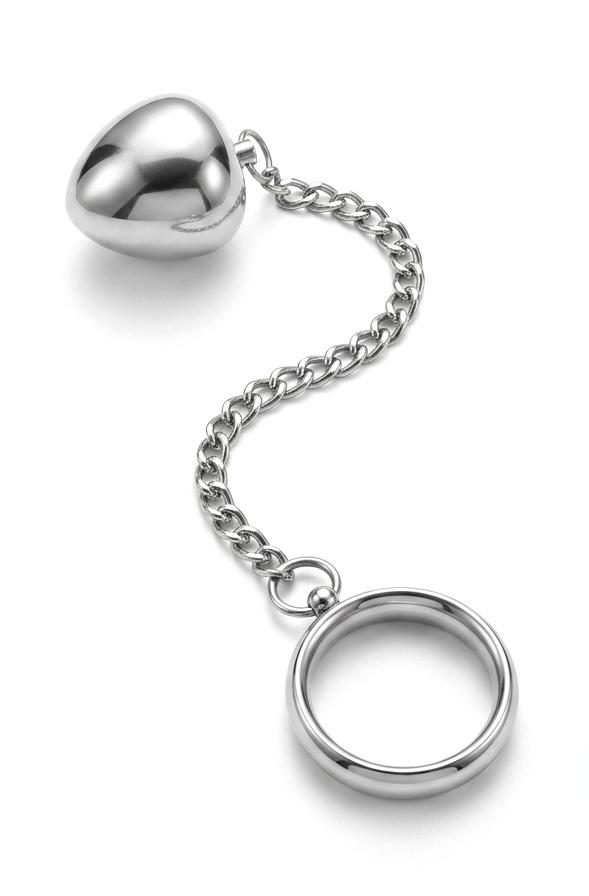 Donut C-Ring Anal Egg with Chain 50X50