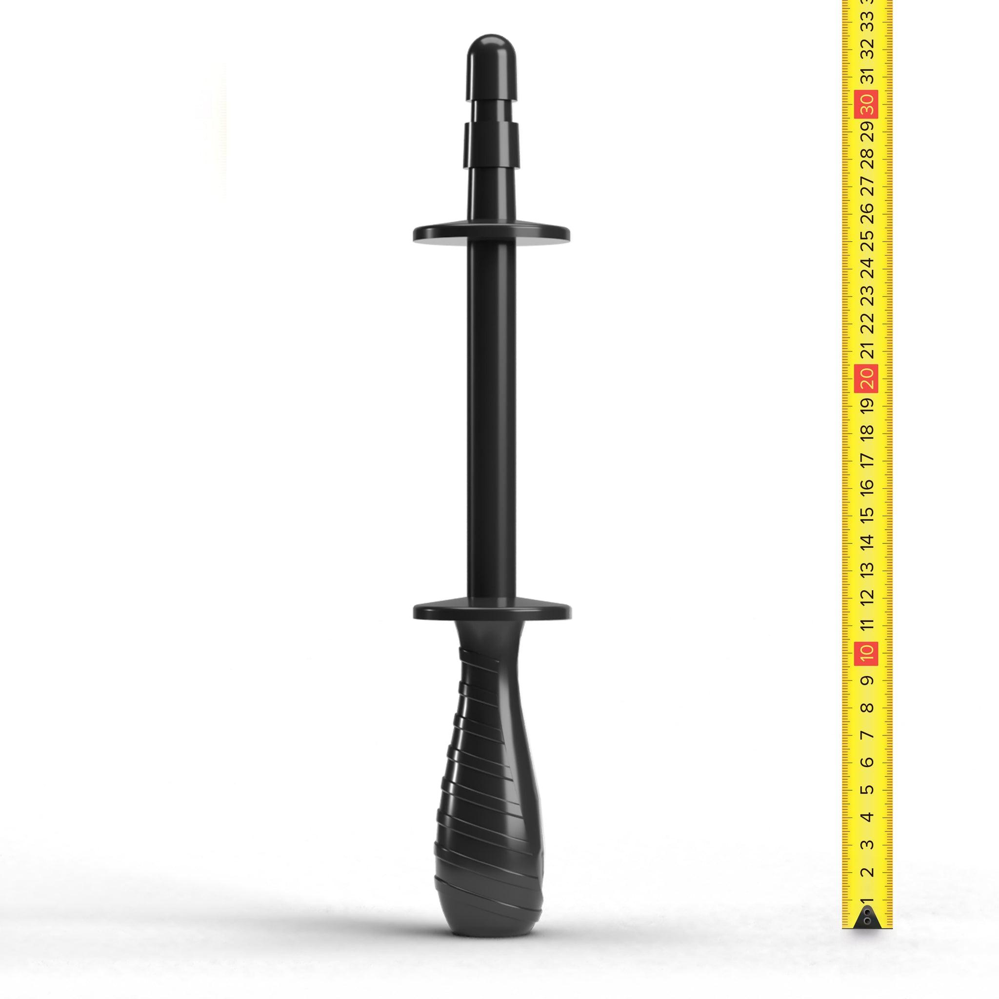 Hung System Insert Plug XXL Handle, 23 cm, Black