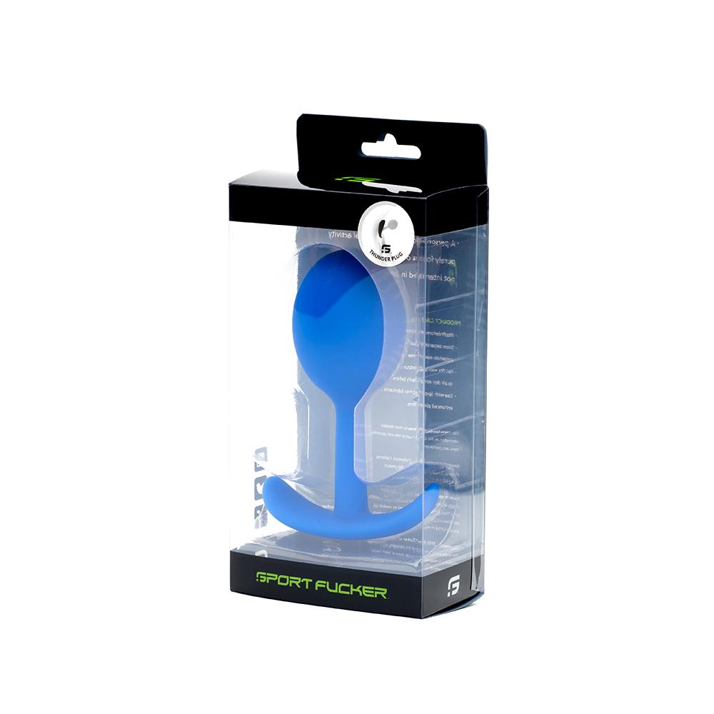 Sport Fucker Thunder Plug Large, 12,7 cm, Blue Sport Fucker Thunder Plug Large, 12,7 cm, Blue