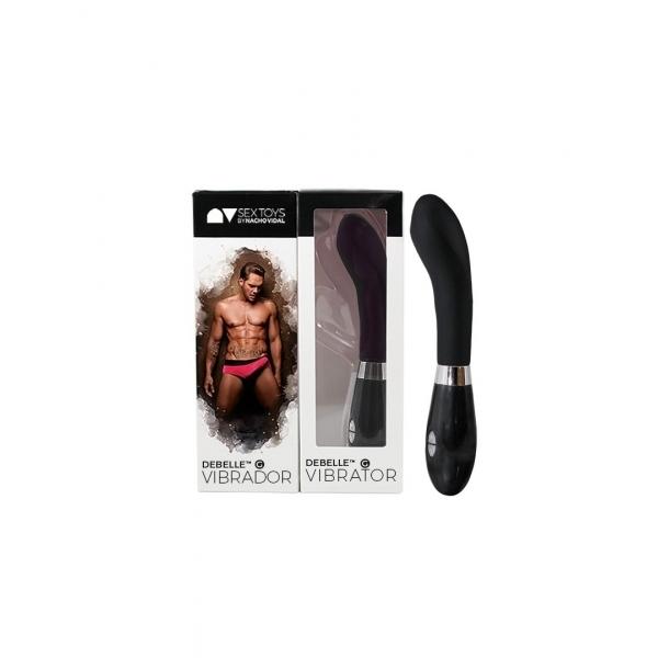 Nacho Vidal Debelle "G" Vibrator, Black, 20 cm