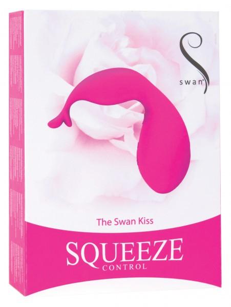 Squeeze Control - The Swan Kiss, Vibrator, Pink