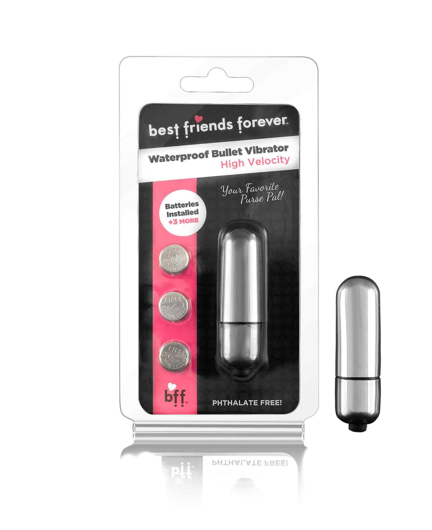SI IGNITE BFF Bullet with Vibration, Waterproof, 7 cm, Silver