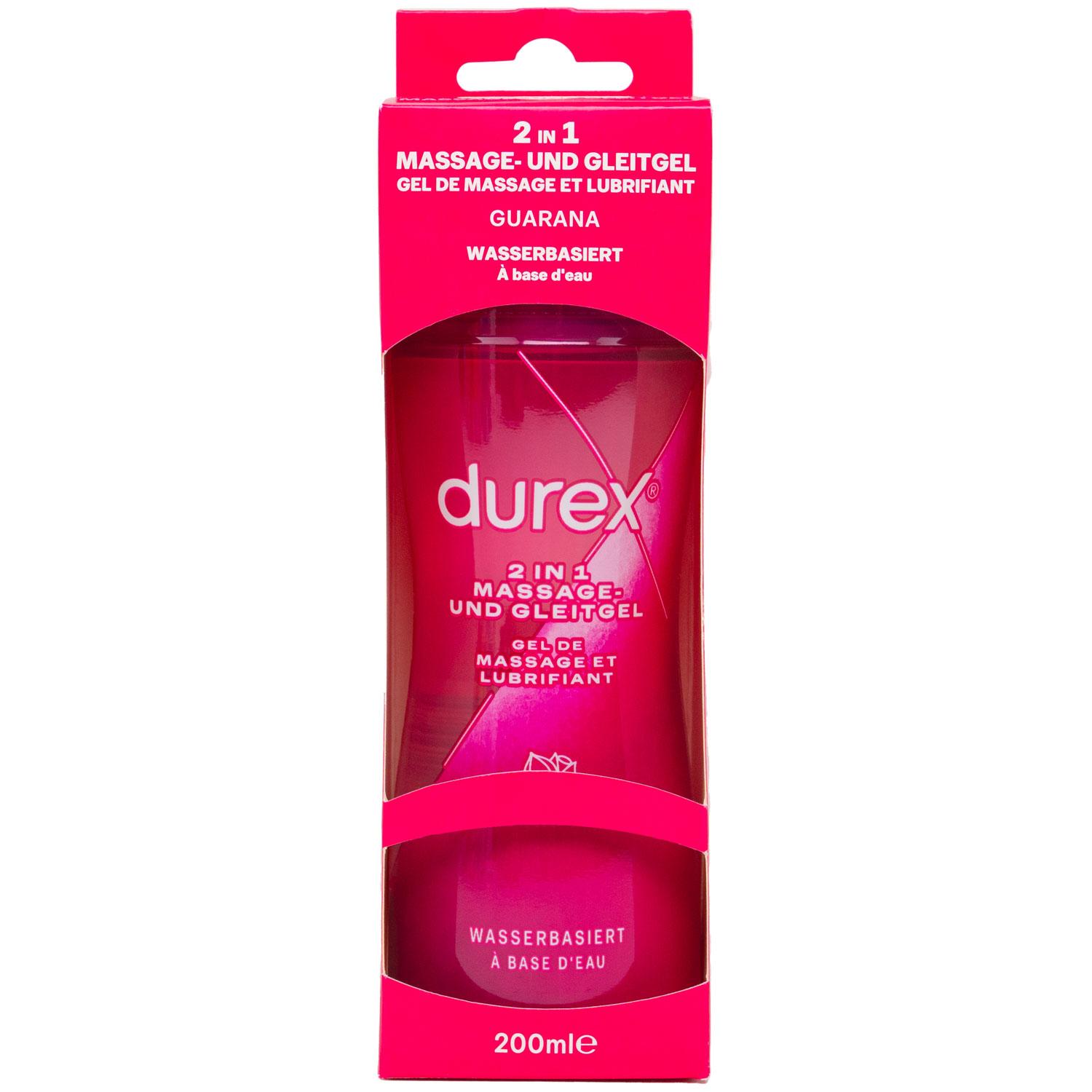 Durex Play 2 in 1, Massage & Lubricant with Guarana, Water Based, 200 ml