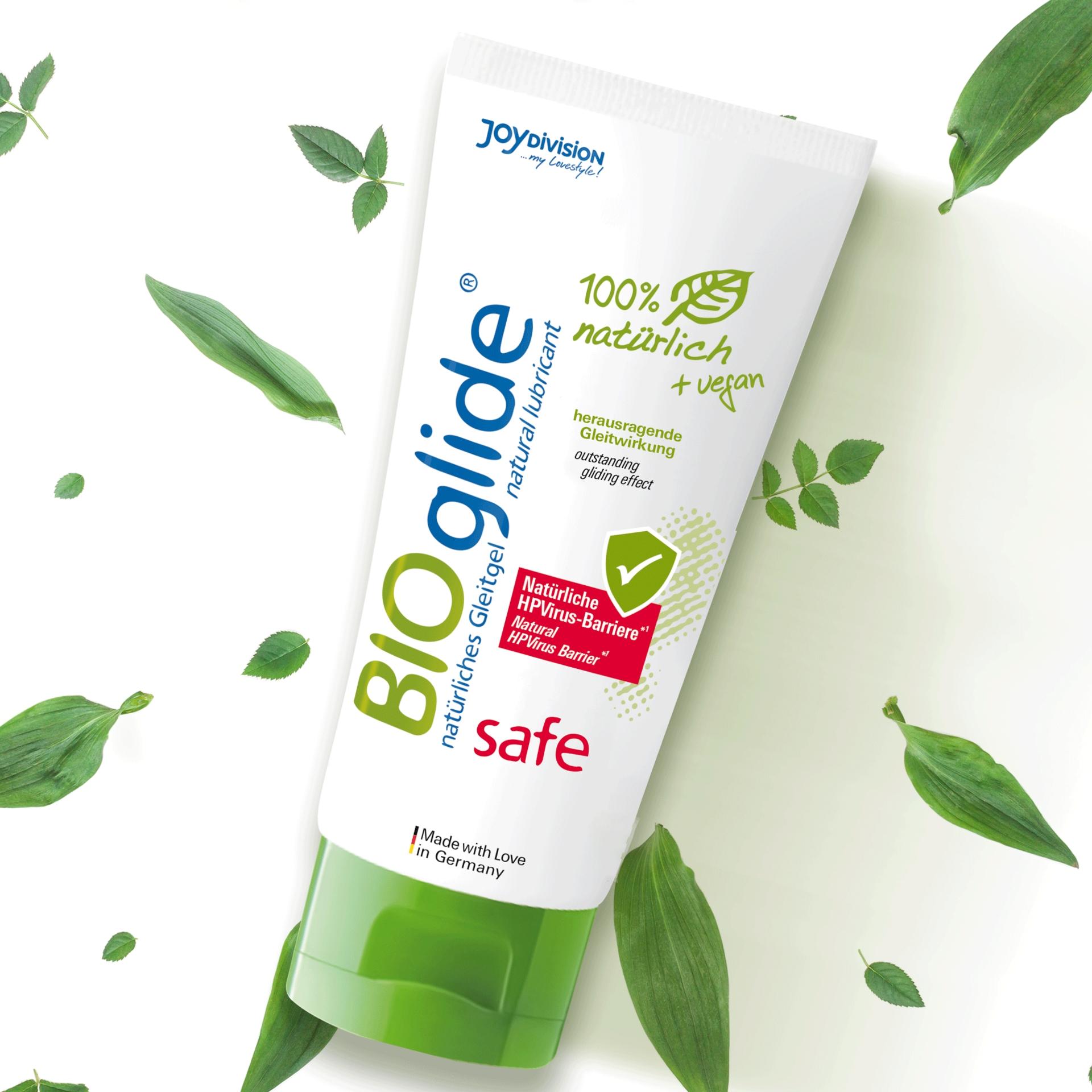 JoyDivision BIOglide Safe, Natural Lubricant with Carrageen, Water Based, 100 ml JoyDivision BIOglide Safe, Natural Lubricant with Carrageen, Water Based, 100 ml
