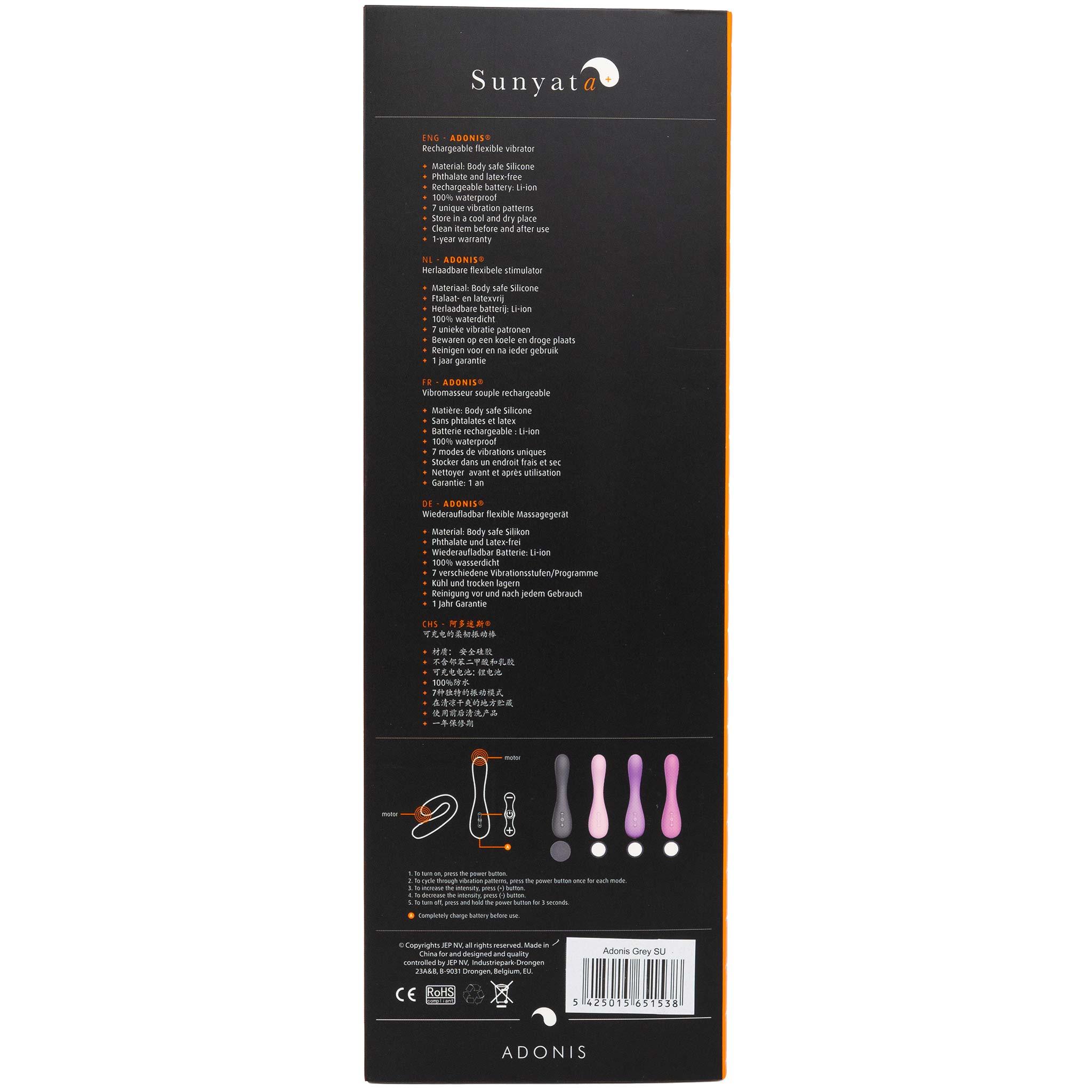 Sunyata+ Adonis Vibrator, Grey Sunyata+ Adonis Vibrator, Grey