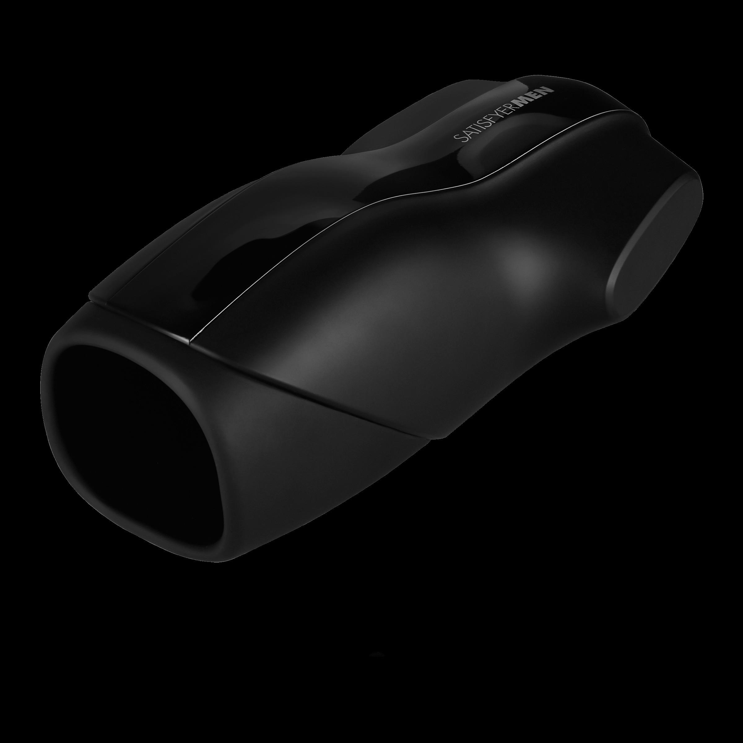 Satisfyer Men Vibration Masturbator, Black, 15 cm