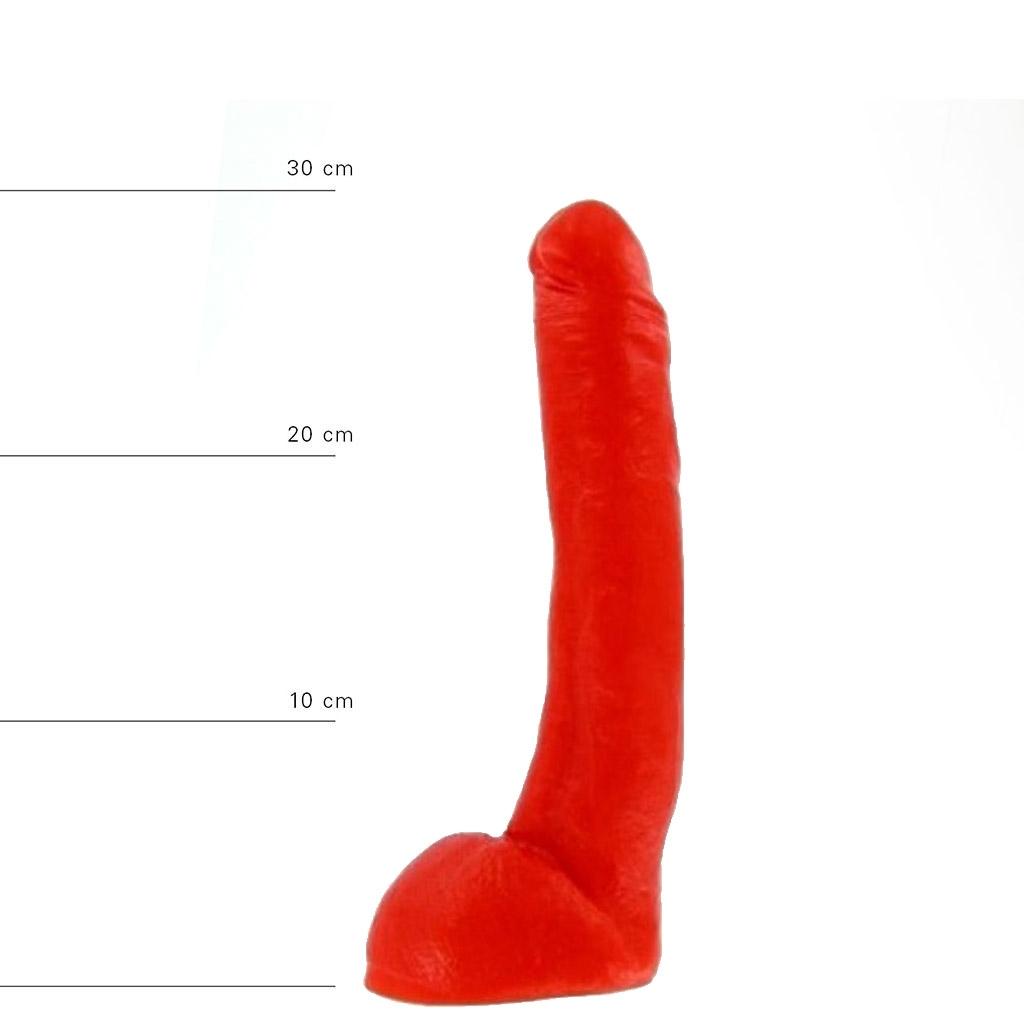 All Red Freddie Dildo, 29 cm All Red Freddie Dildo, 29 cm