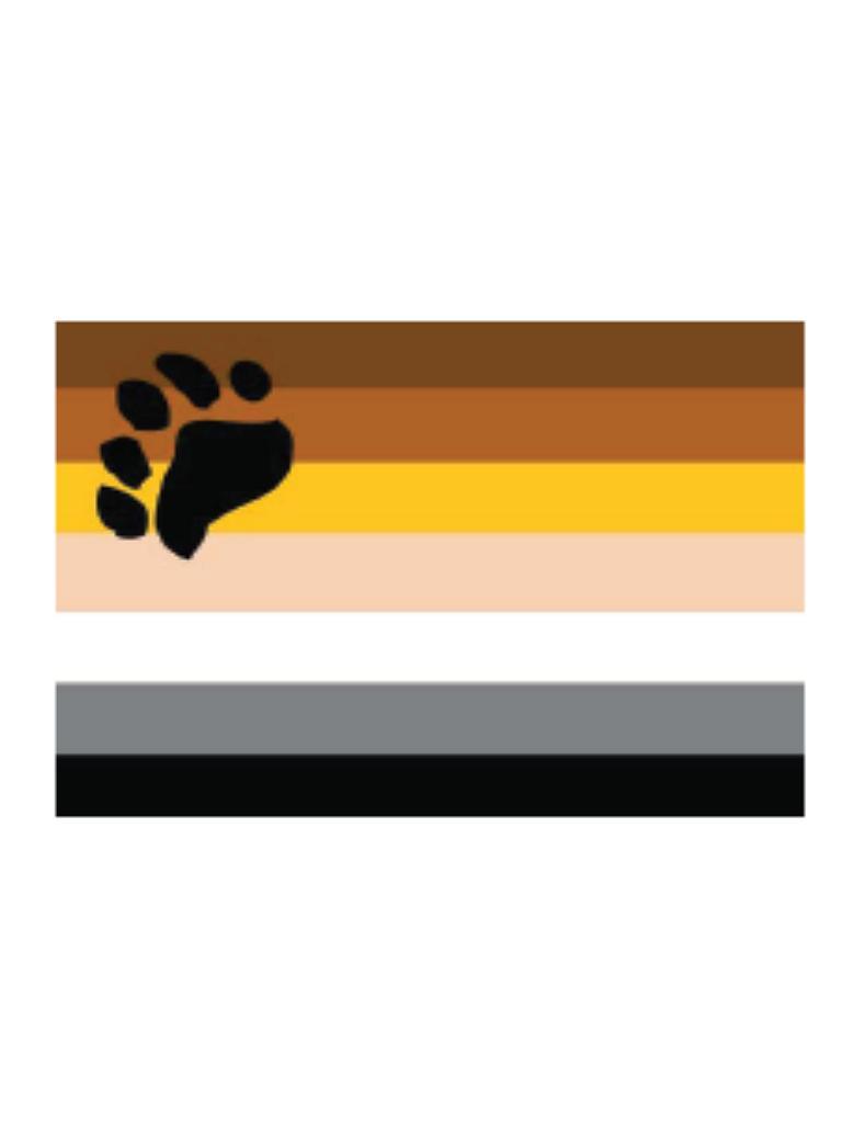 Bear Flag Sticker 5 x 7,6 cm