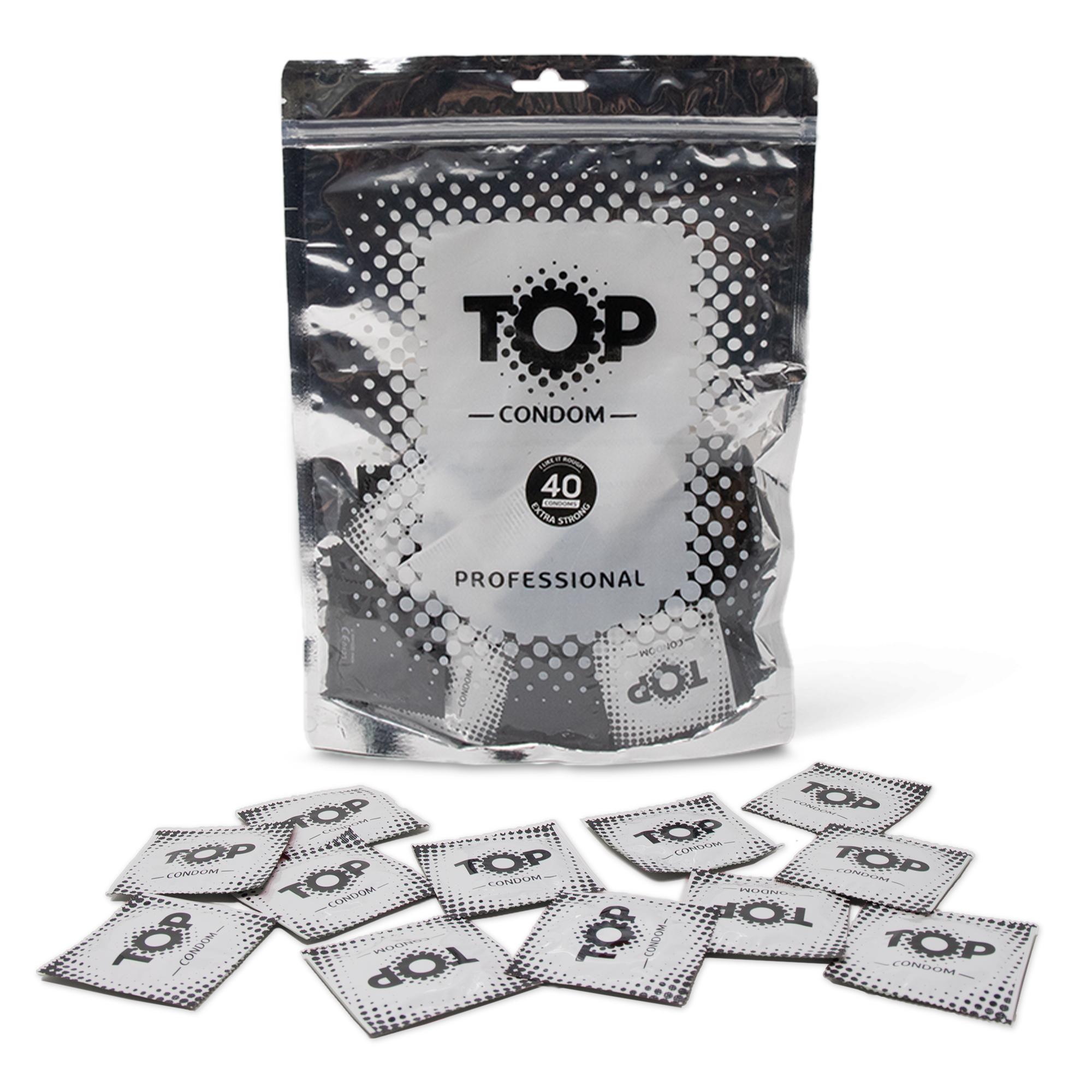 TOP Condoms Strong: I Like It Rough - Extra Strong, Packs of 40