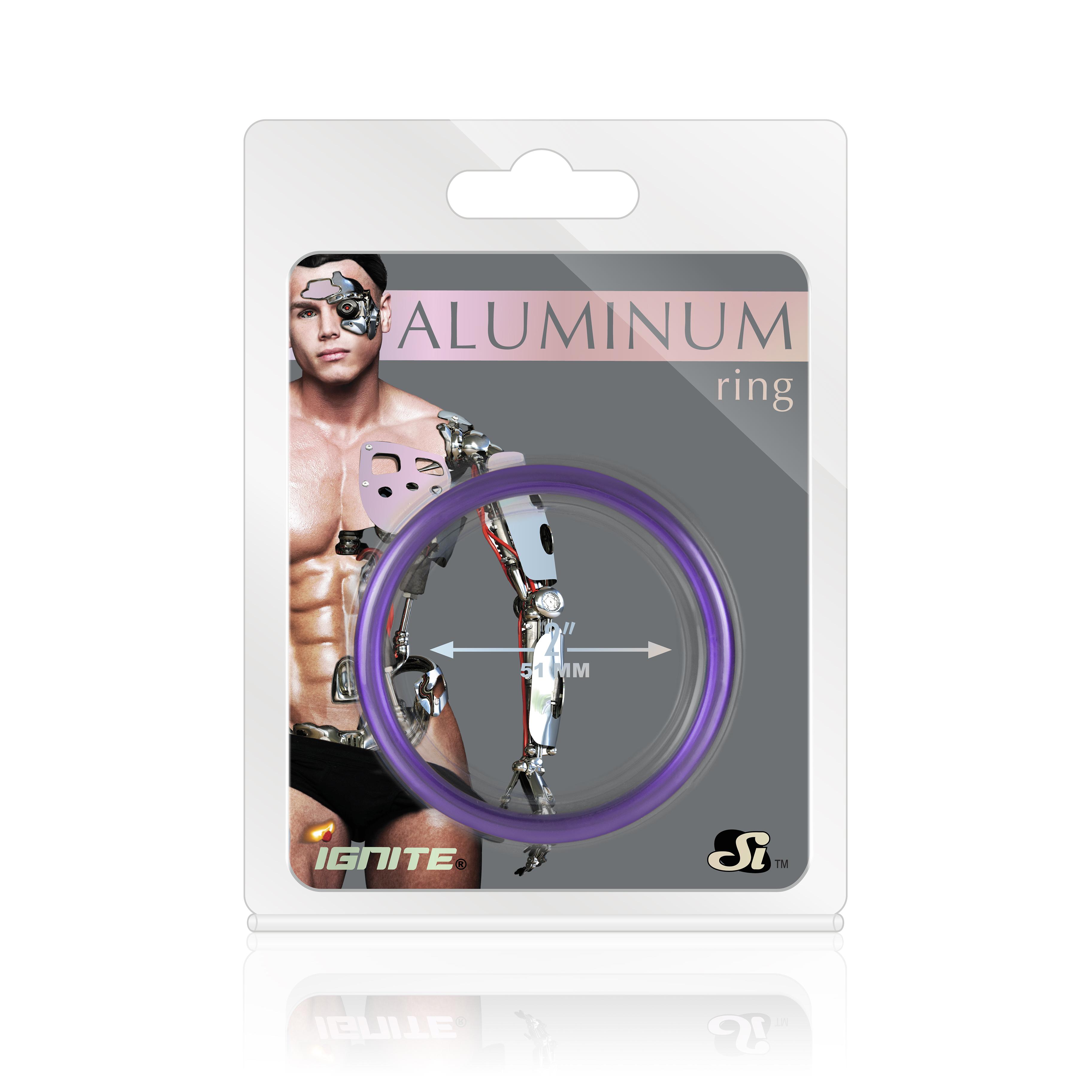 SI IGNITE Aluminium Cockring, ¯ 51 mm, Royal Purple SI IGNITE Aluminium Cockring, ¯ 51 mm, Royal Purple