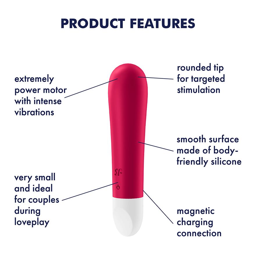 Satisfyer Ultra Power Bullet Vibrator 1, Red