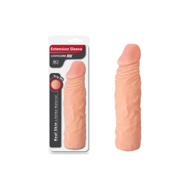 Extension Sleeve LoveClone RX, 20 cm, Flesh