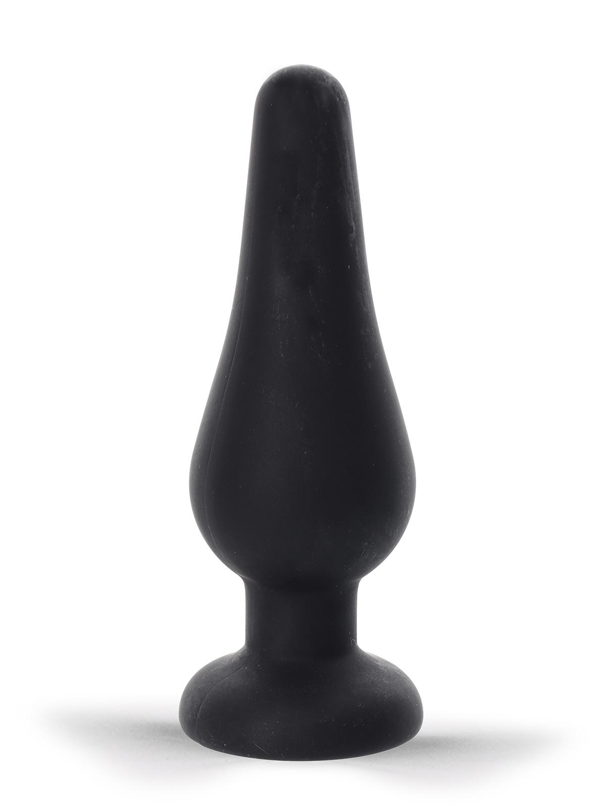 RudeRider Silicone Anal Plug Black RudeRider Silicone Anal Plug Black