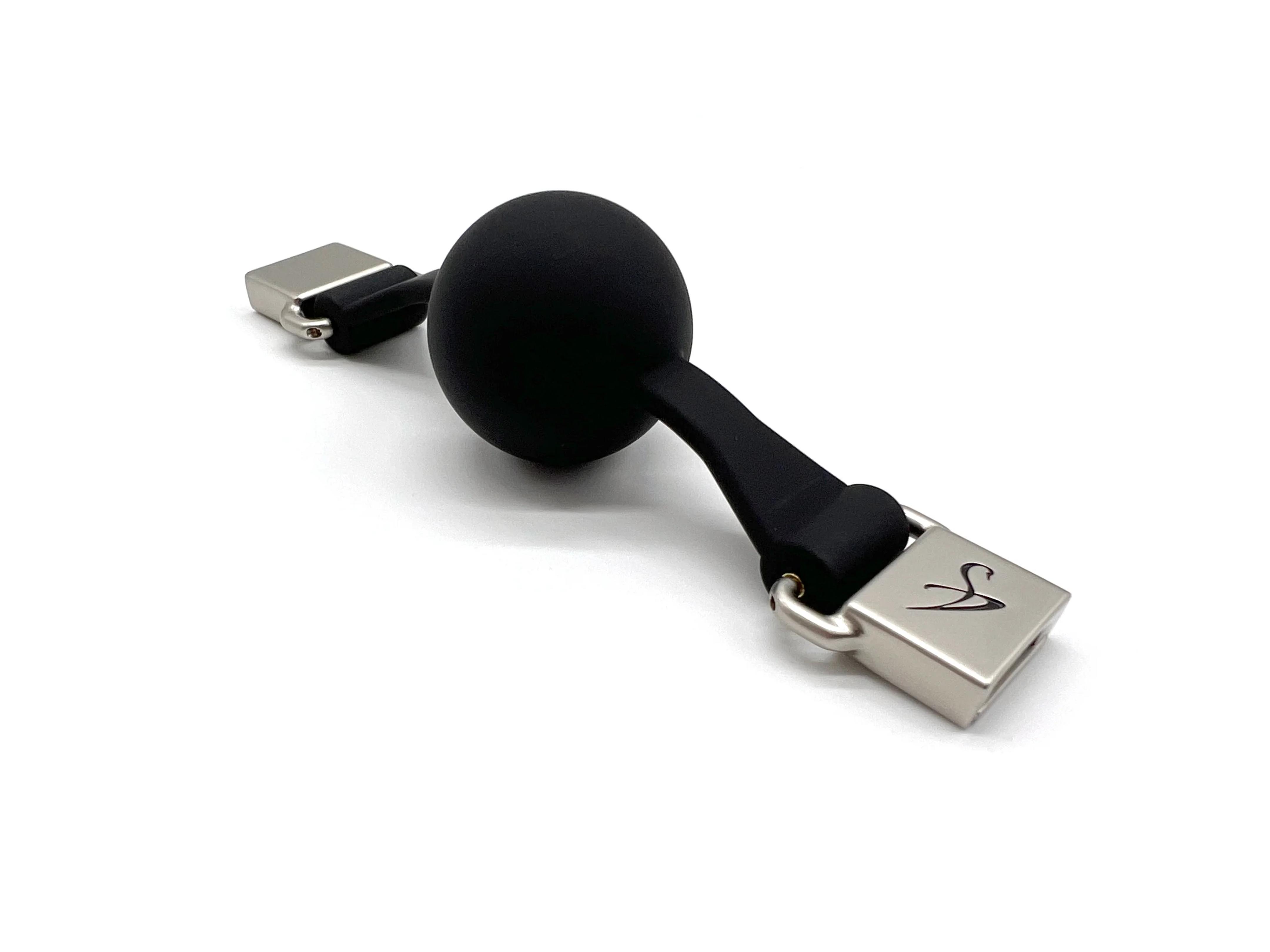 BLACK SWAN - Gag Ball, Black, FULL - 40mm