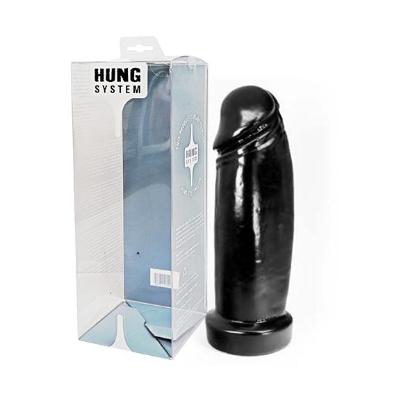 Hung System Dildo Schlong, 27 cm, Black Hung System Dildo Schlong, 27 cm, Black