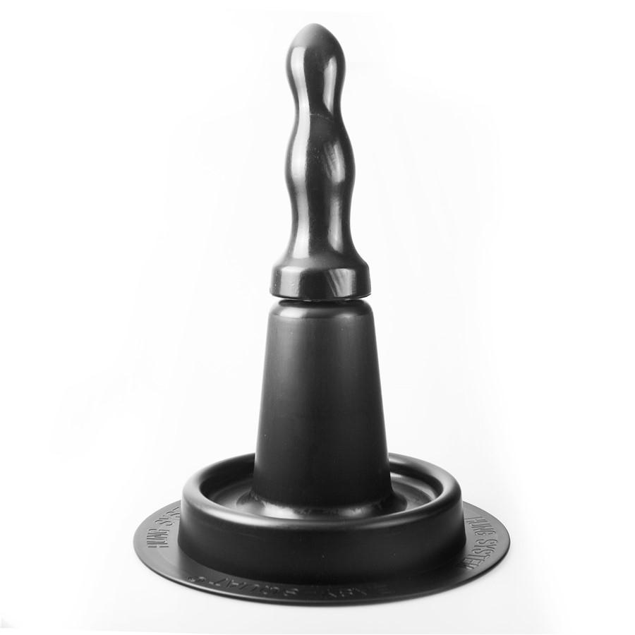 Hung System Easy Squat Toy Holder, 22,5 cm, Black