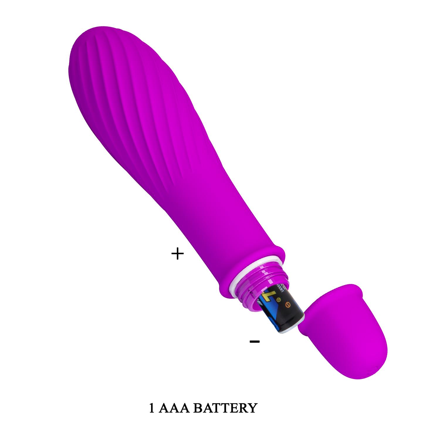 PRETTY LOVE - Solomon, 10 Functions of vibration, 1 AAA battery, silicone, waterproof L:123mm ':29mm