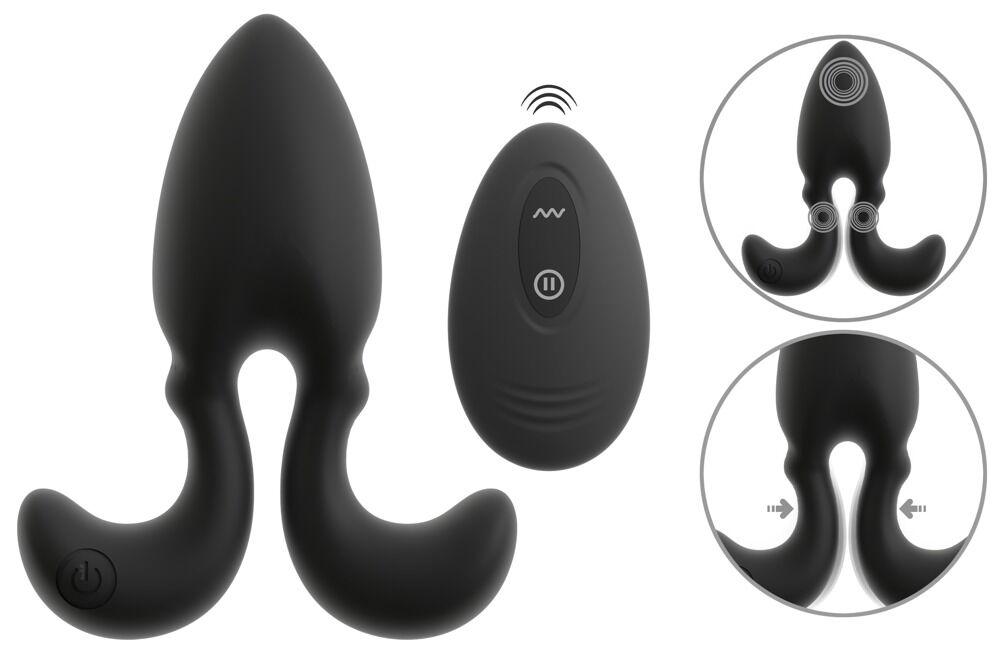 RC Vibrating Butt Plug with Flexible Arm