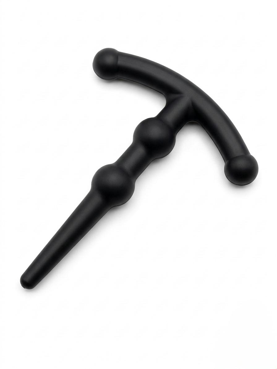 Silicone Beaded Urethral Sounding Penis Plug, 4 cm