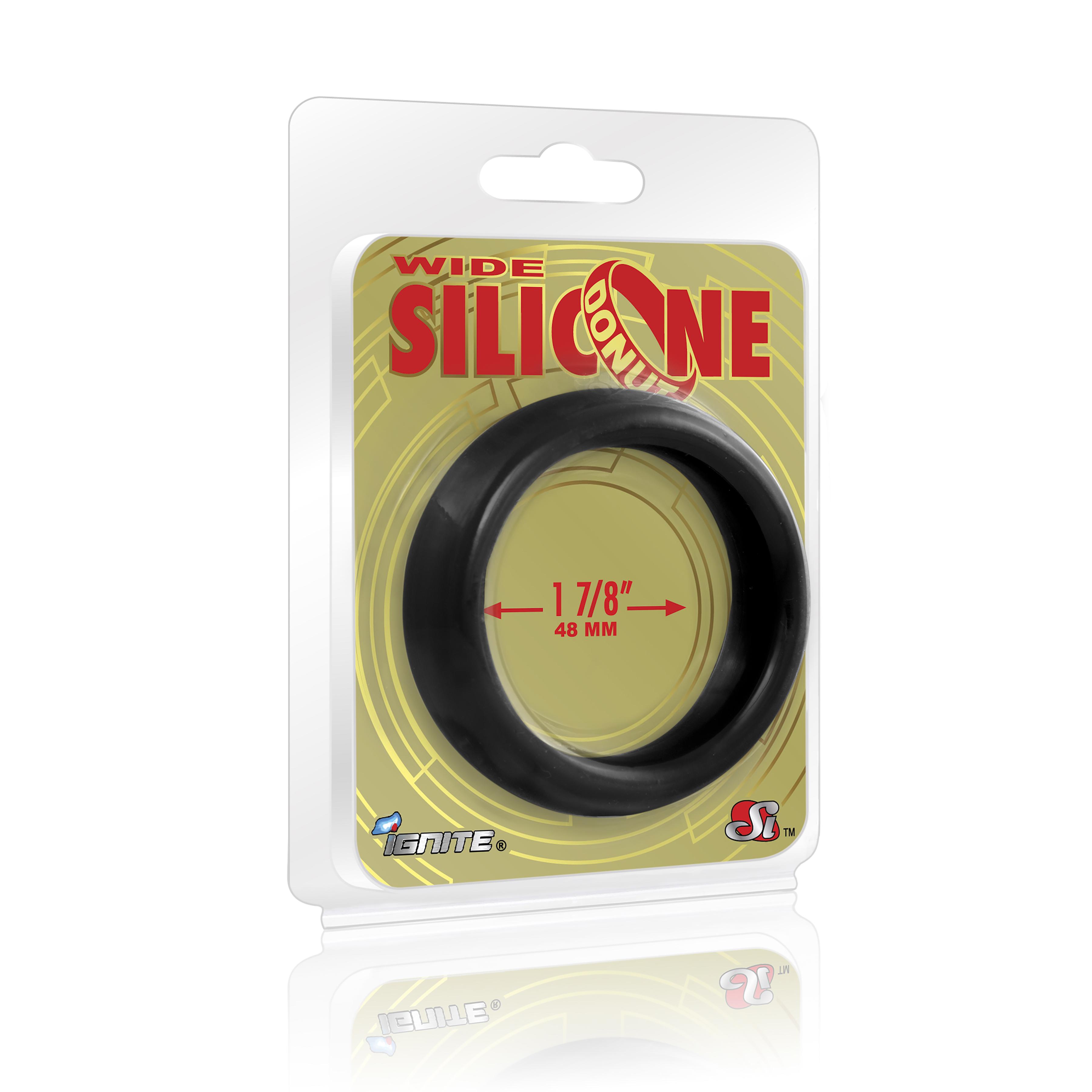 SI IGNITE Wide Silicone Donut 4,8 cm, Black