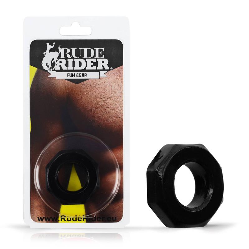RudeRider Screw-U Ring Black