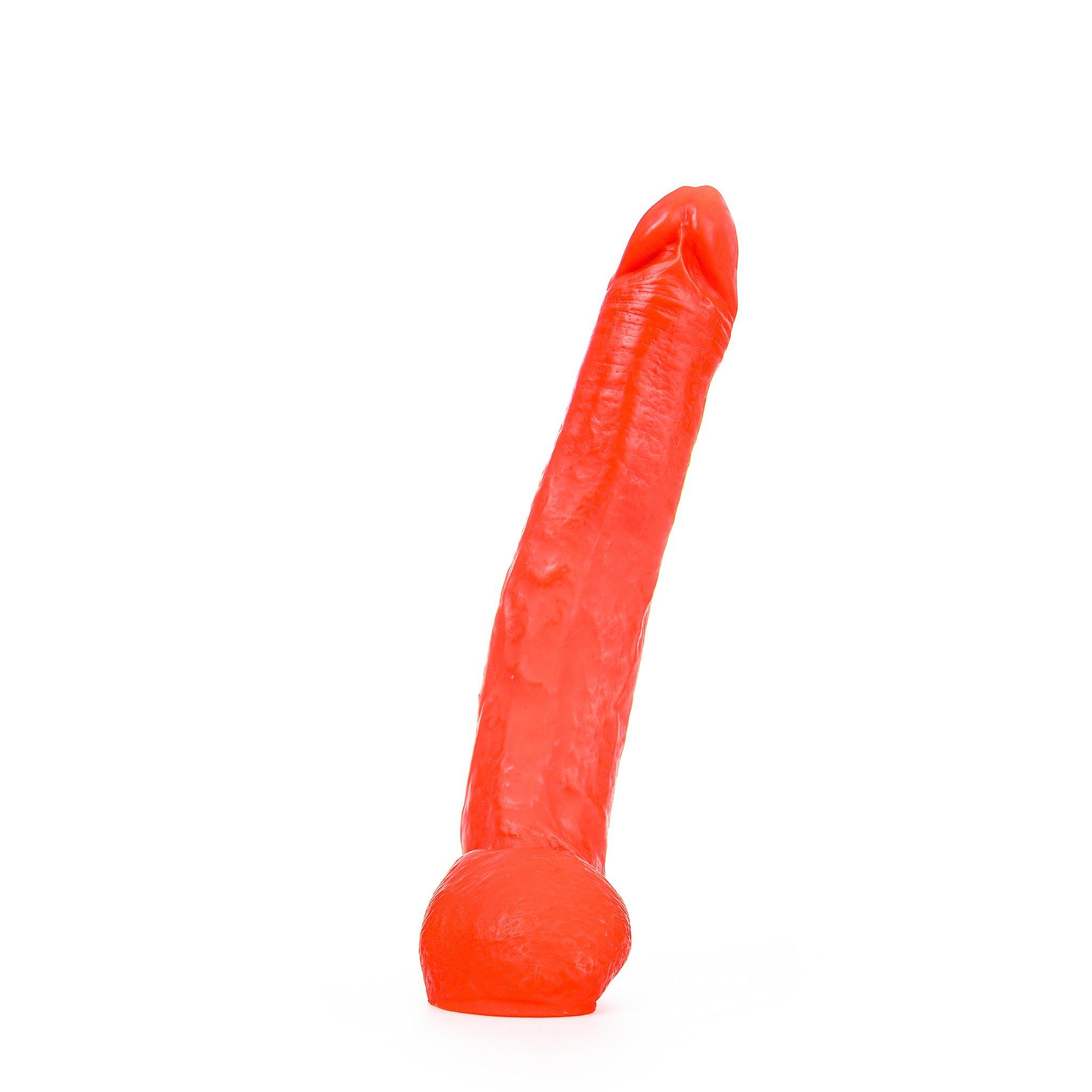 All Red Freddie Dildo, 29 cm