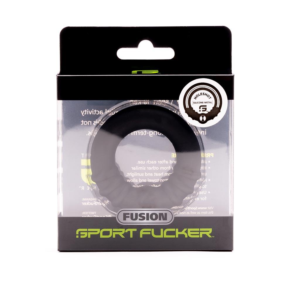 Sport Fucker Silicone Steel Fusion Ring Holeshot Xlarge, Black Sport Fucker Silicone Steel Fusion Ring Holeshot Xlarge, Black