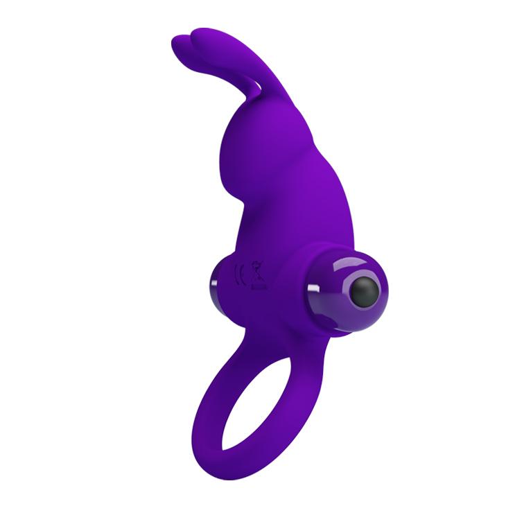 PRETTY LOVE - Vibrant Penis Ring, Purple, 56 mm PRETTY LOVE - Vibrant Penis Ring, Purple, 56 mm