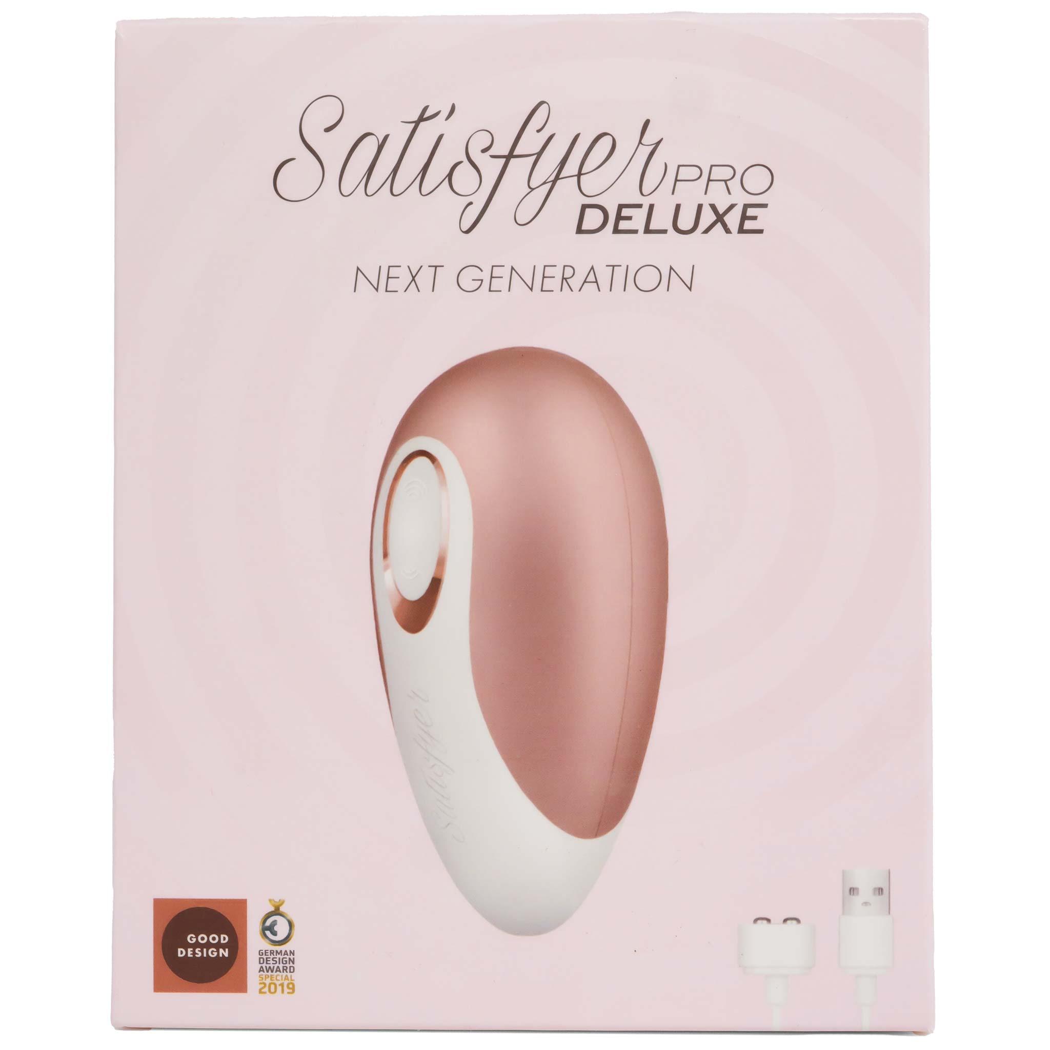 Satisfyer - Pro Deluxe Vibrator, Pink/White