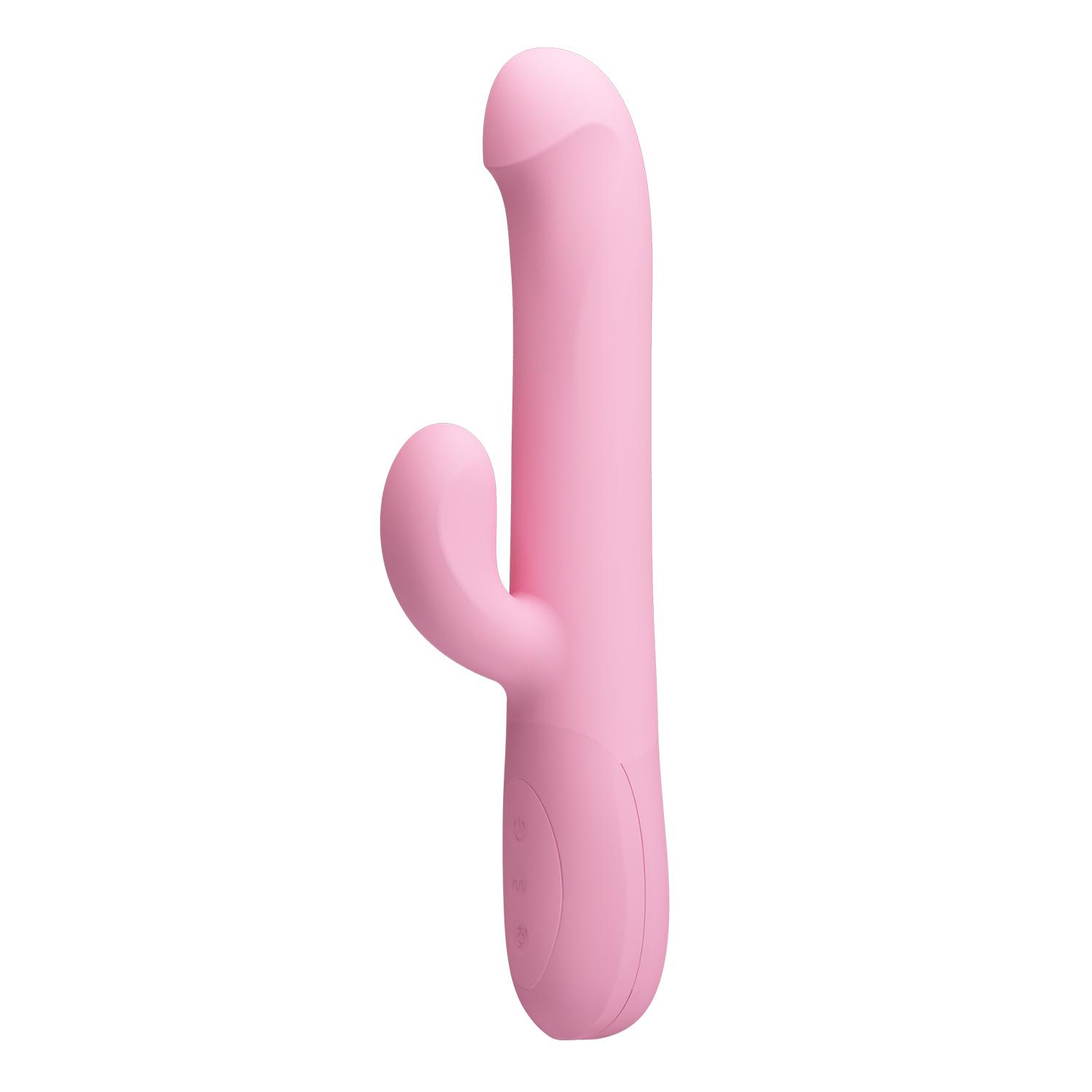 PRETTY LOVE - Truman, 12 functions of vibration, 4 functions of wavy rotation, silicone, USB rechargeable ': 37 mm        L: 238 mm