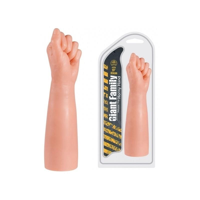 Giant Family Horny Hand Fist, Flesh, 33 x 7,5 cm