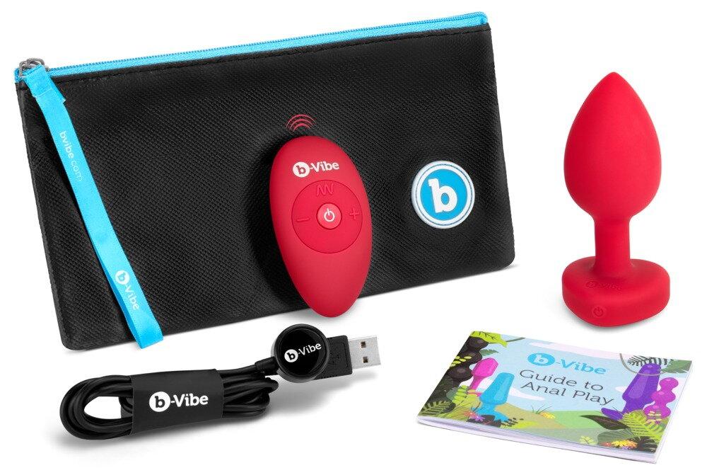 Vibrating heart Butt Plug