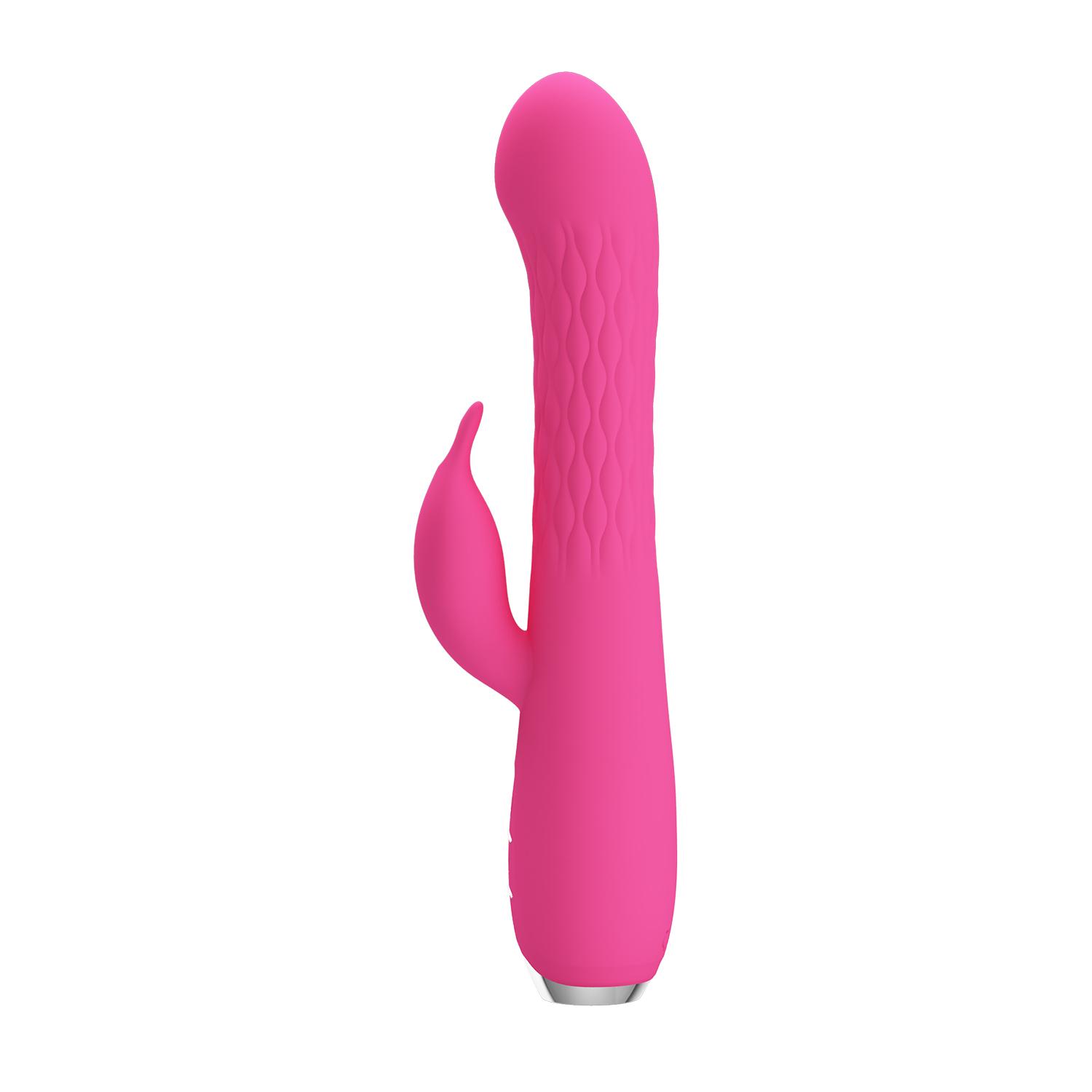 SAMPLE - PRETTY LOVE - Rotating Rabbit Vibrator, Pink