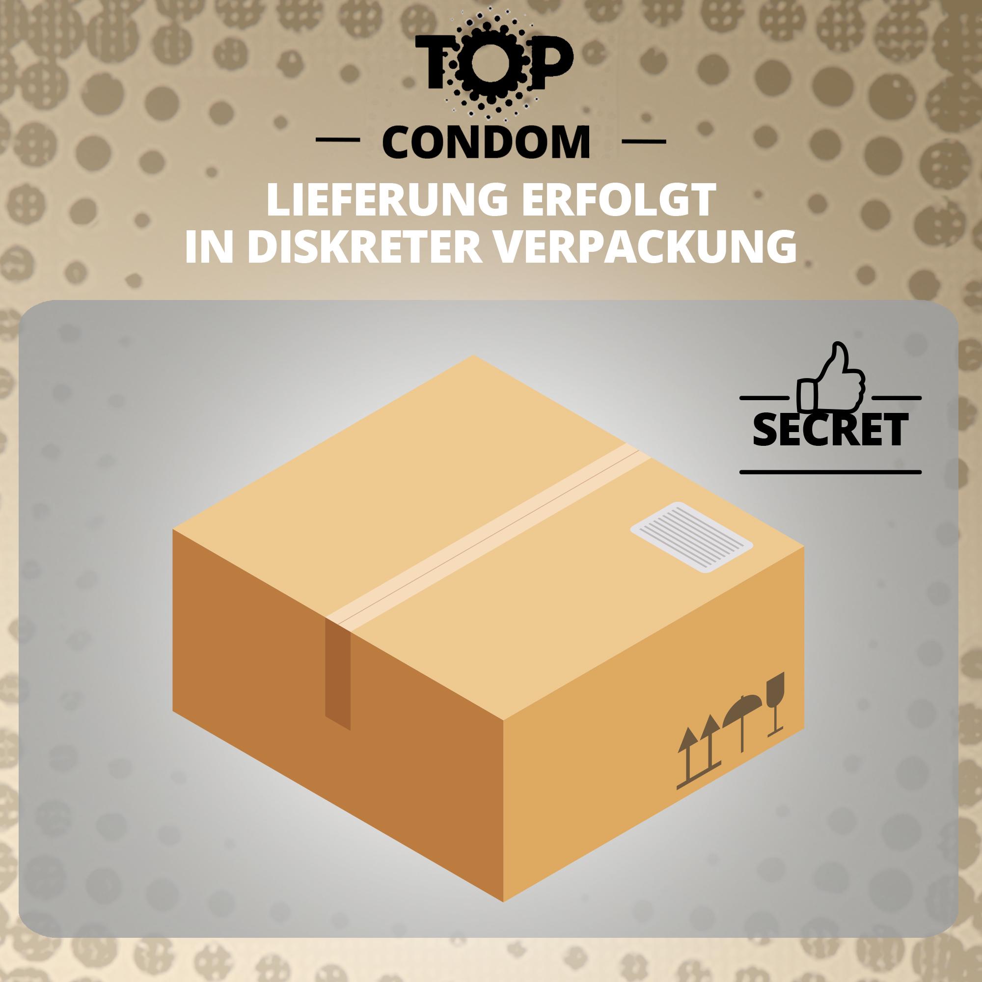 TOP Condoms Super Dot: DotCom - Where pleasure connects, Packs of 12