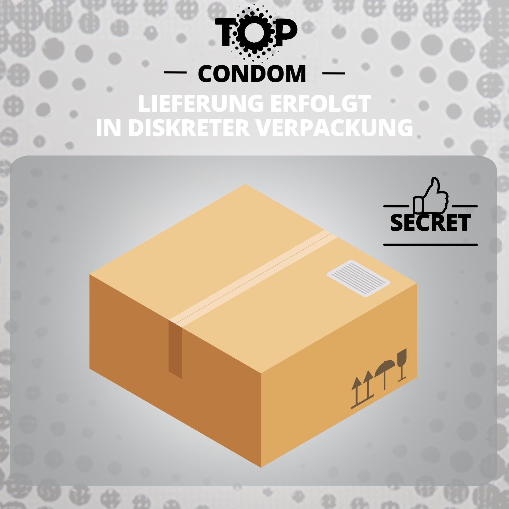 TOP Condoms Ultimate Thin: Maximum Feel - Extra Thin, Packs of 100