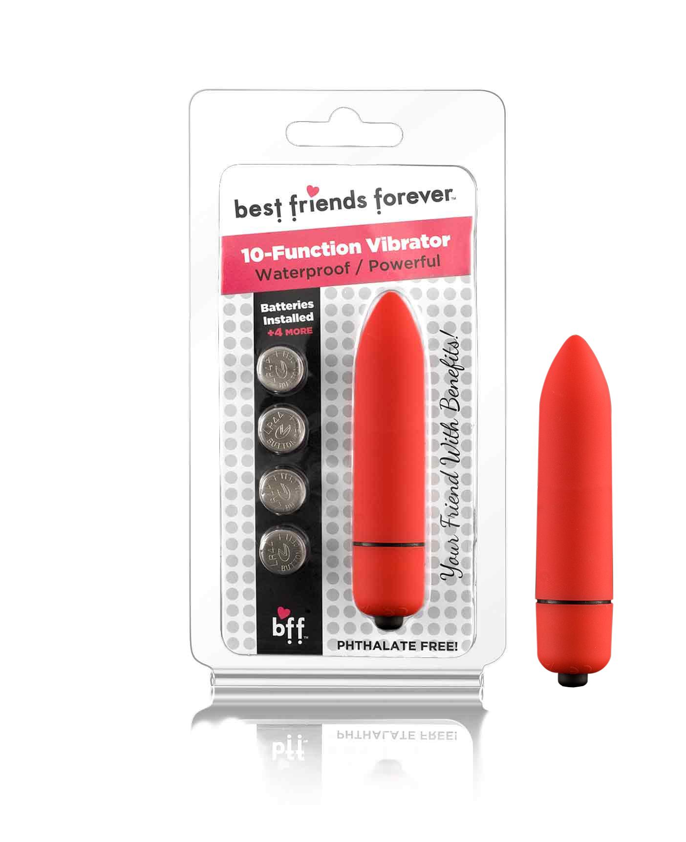 SI IGNITE BFF Bullet with Vibration, 8 cm, Red