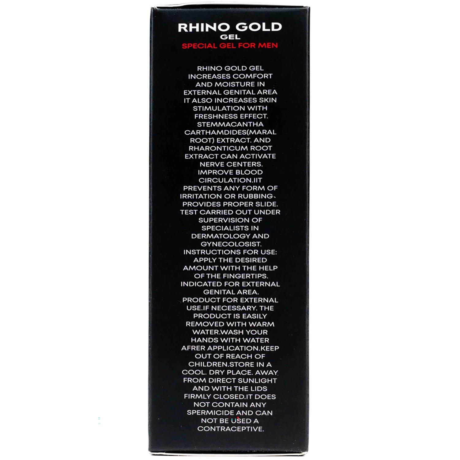 Rhino Gold, Special Gel for Men, 50 ml