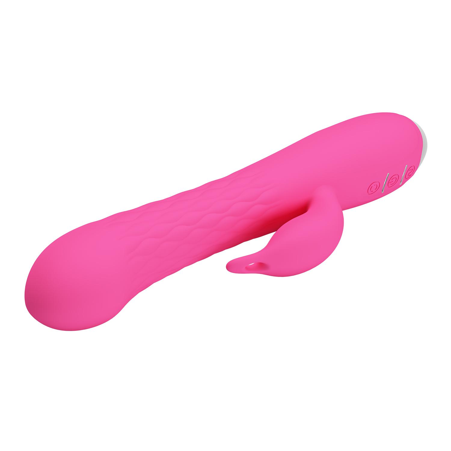 SAMPLE - PRETTY LOVE - Rotating Rabbit Vibrator, Pink
