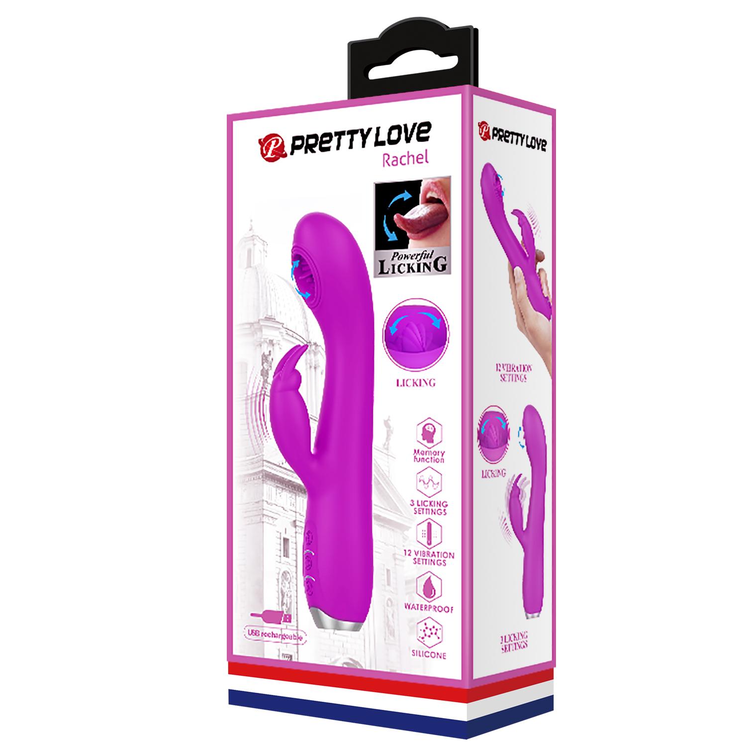 PRETTY LOVE - Rachel, 12 functions of vibration3 functions of flickeringsiliconeUSB rechargeable 36-199 PRETTY LOVE - Rachel, 12 functions of vibration3 functions of flickeringsiliconeUSB rechargeable 36-199