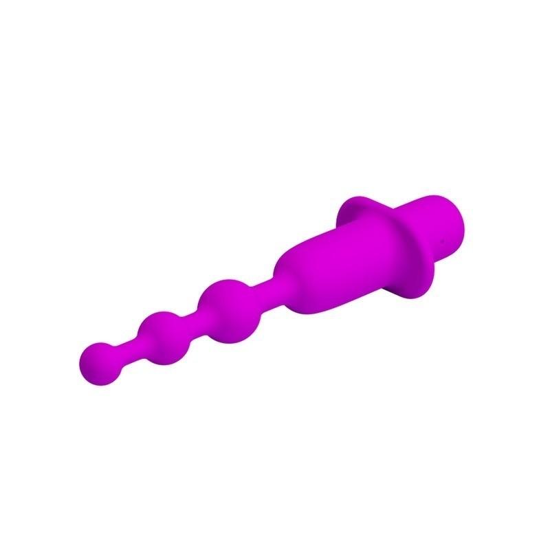 Pretty Love Hermosa Anal Beads Vibrator, 13,7 cm, Purple